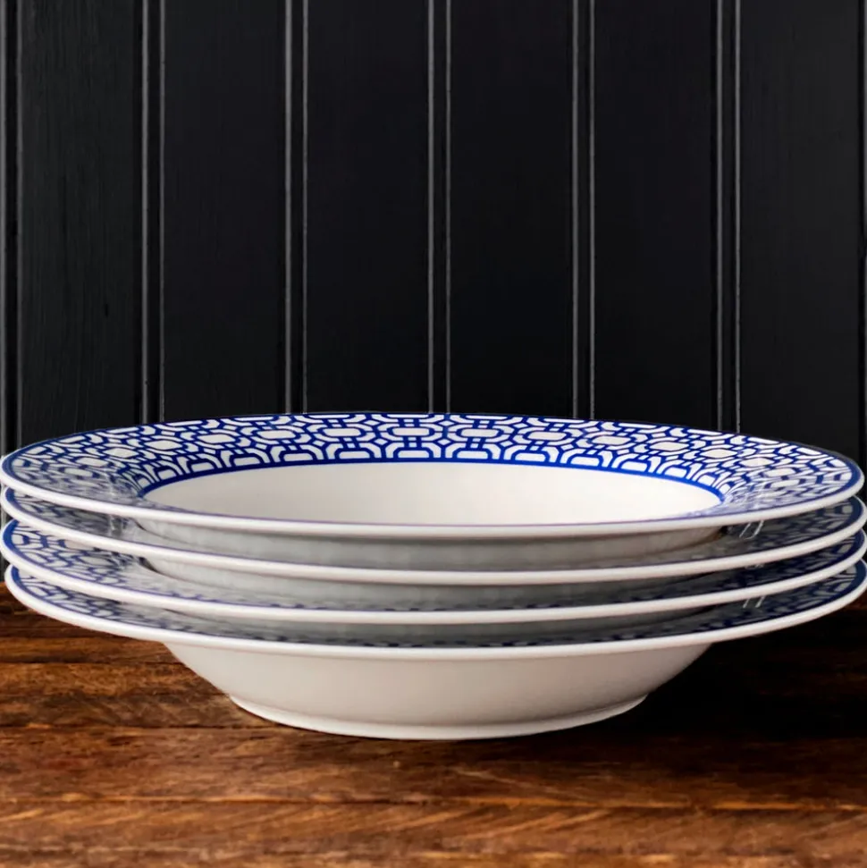 Newport Garden Gate Rimmed Soup Bowl