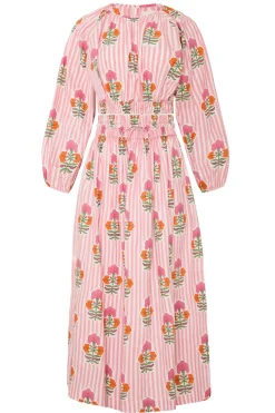 Newport Skirt in Pink & Orange Flower