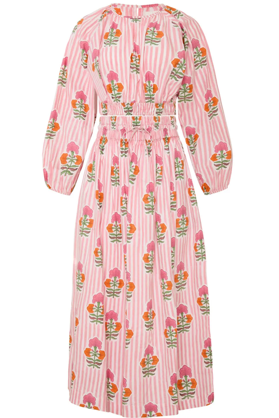 Newport Skirt in Pink & Orange Flower
