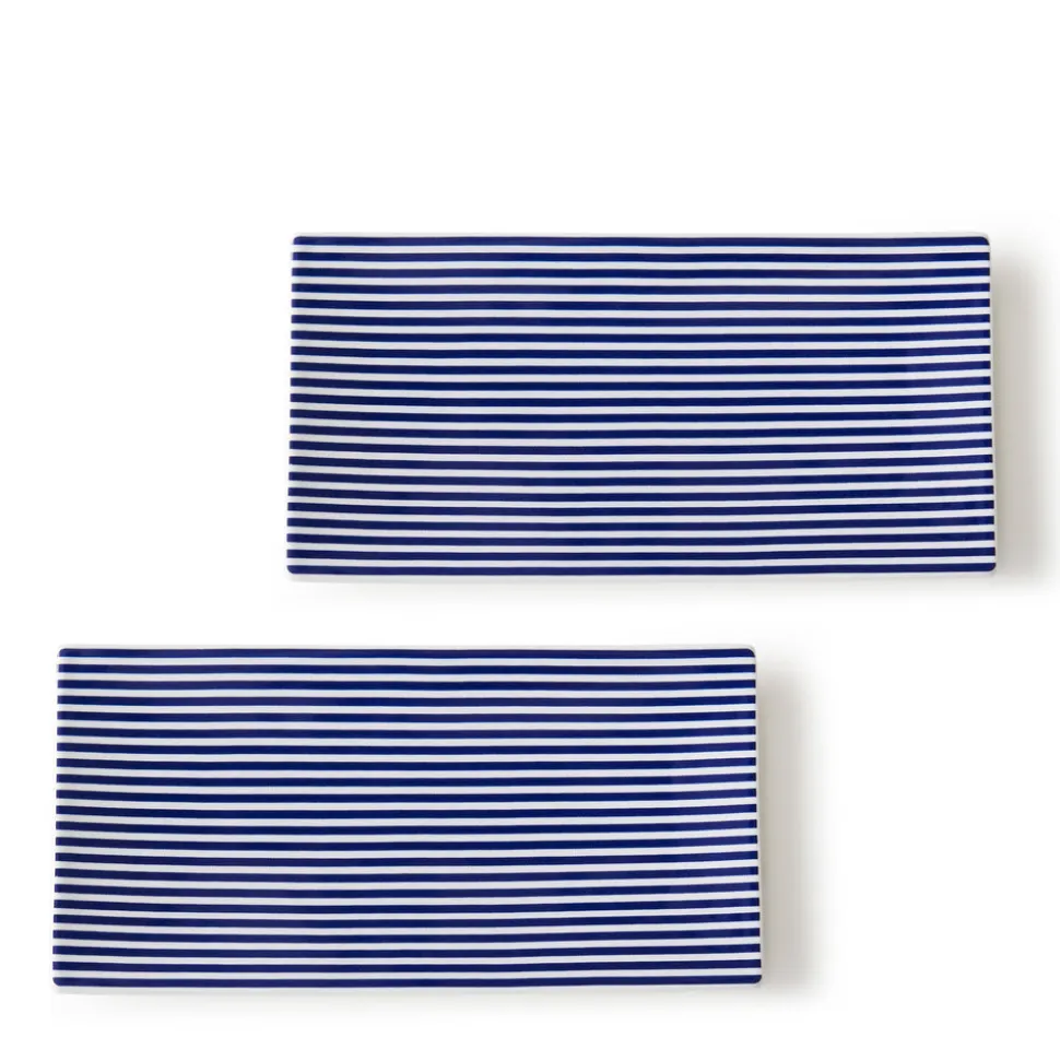 Newport Stripe Sushi Tray, Set of 2