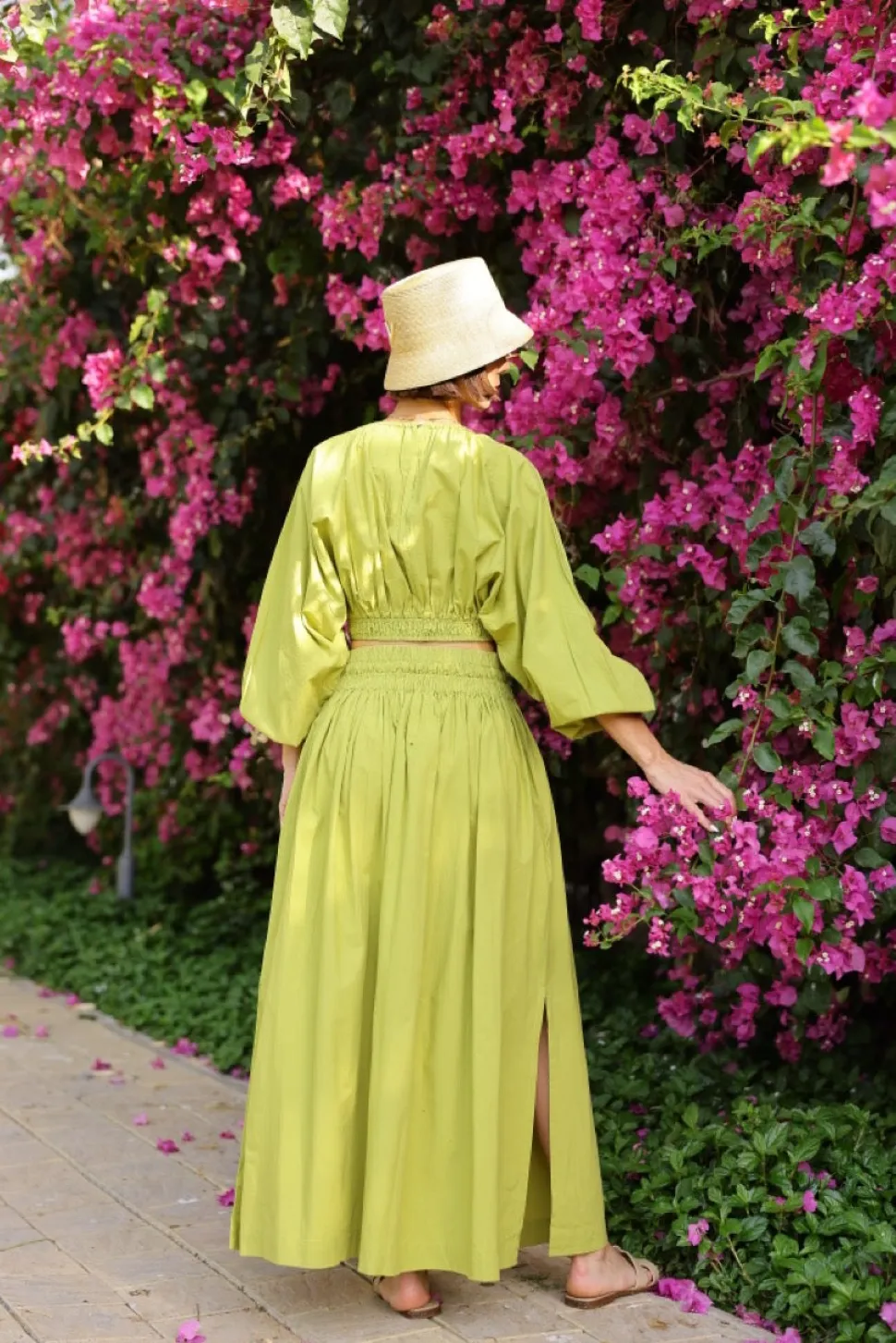 Newport Top in Sweet Lime