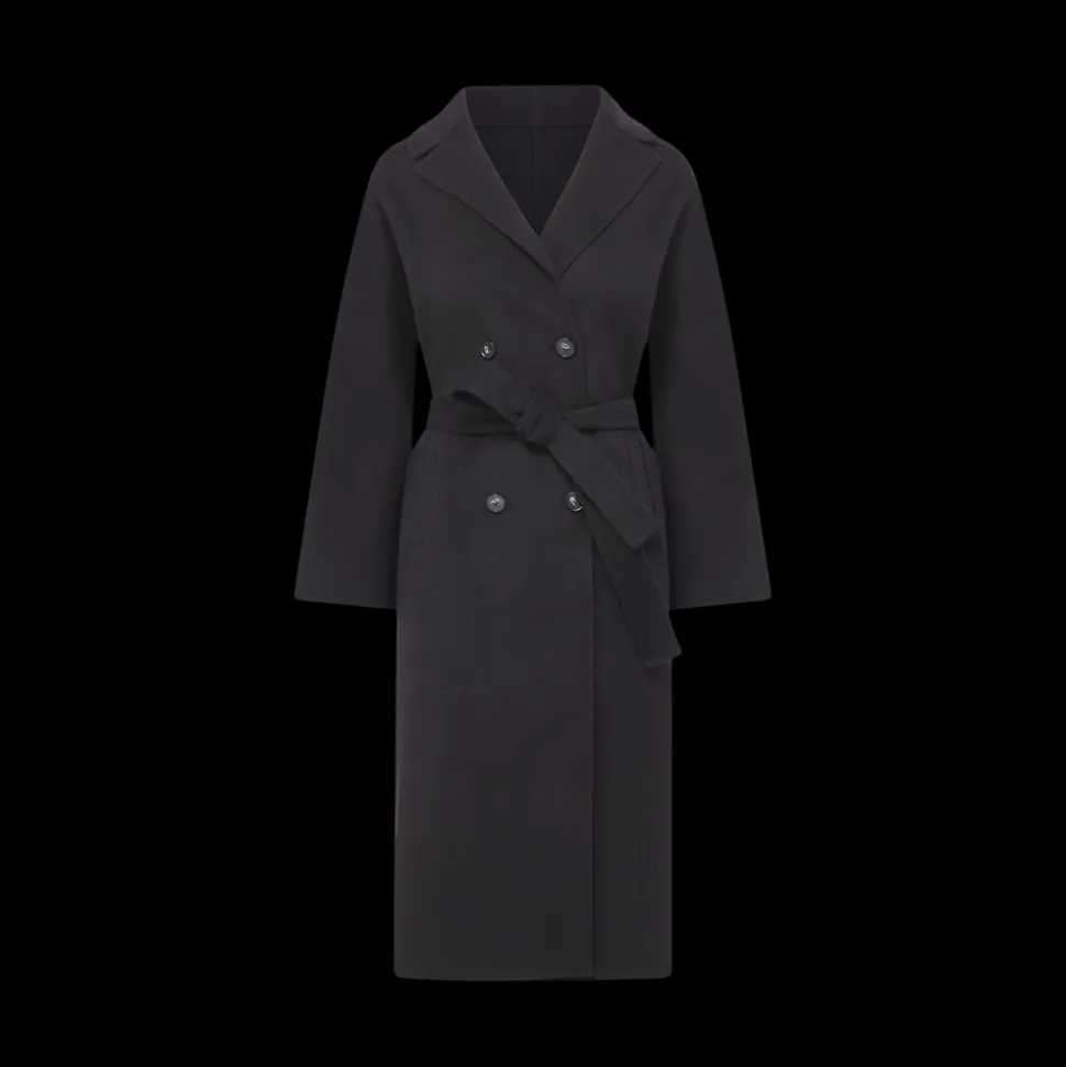 Nicola Cashmere Coat in Black