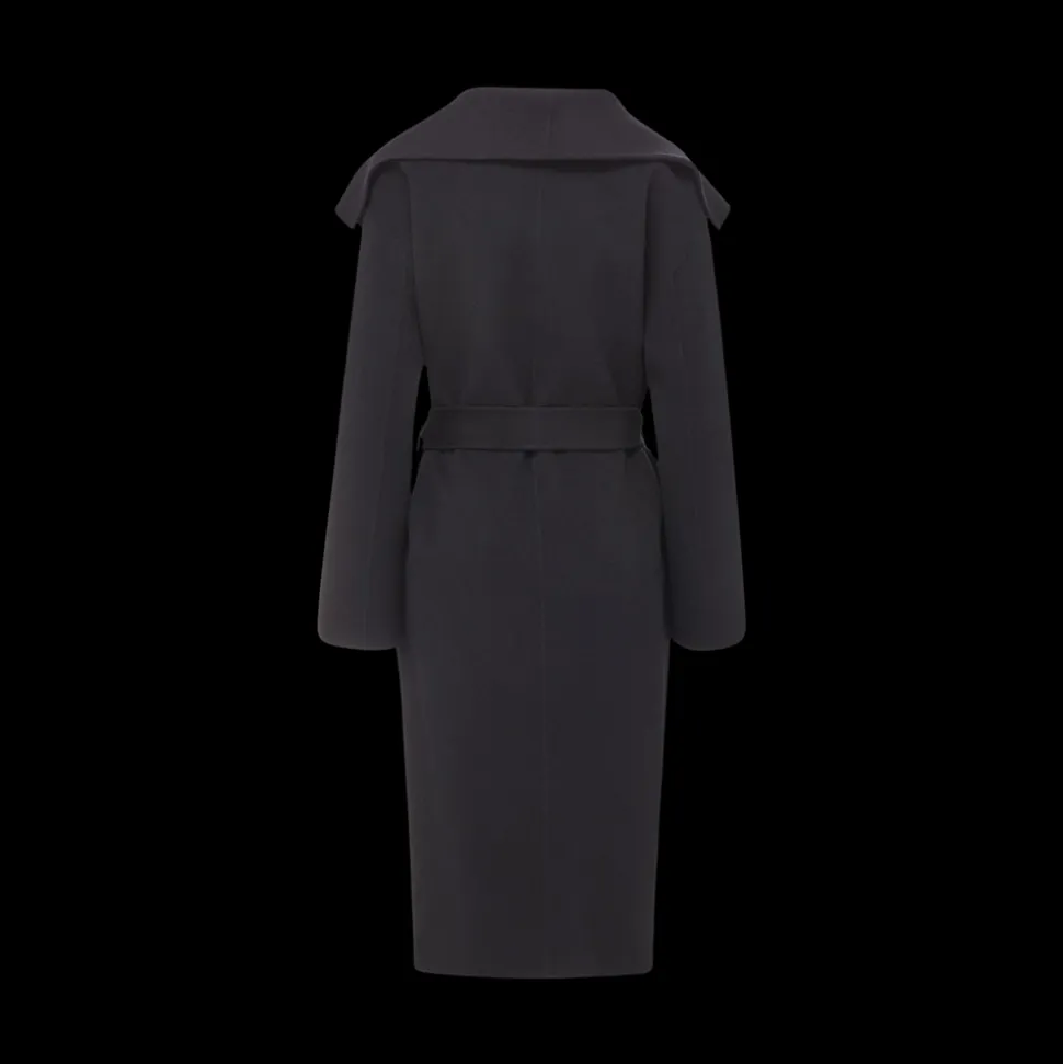 Nicola Cashmere Coat in Black