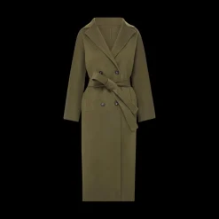 Nicola Cashmere Coat in Green