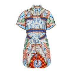 Nicole Dress in Sundance Tile