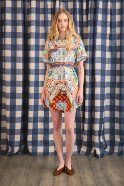 Nicole Dress in Sundance Tile