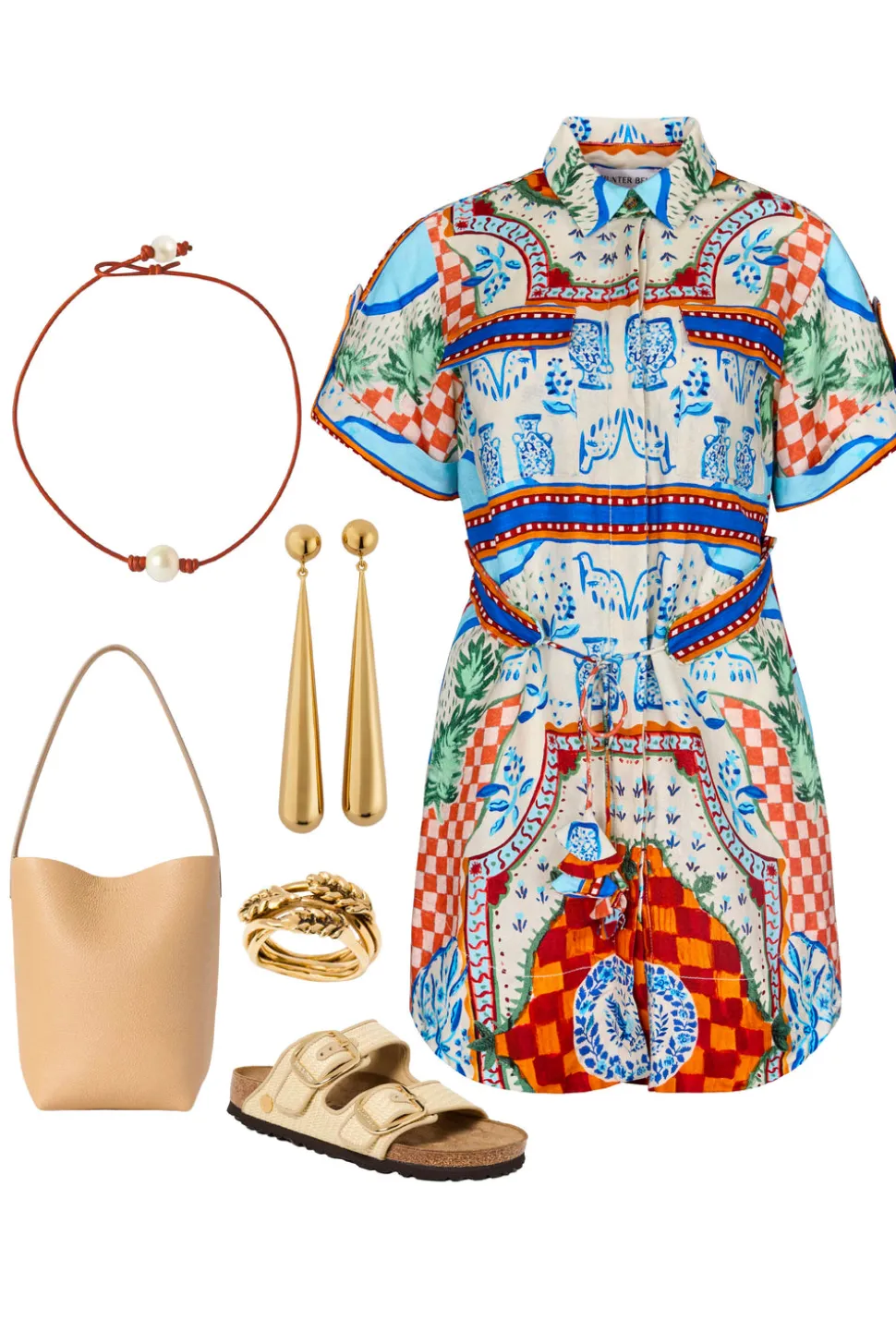 Nicole Dress in Sundance Tile