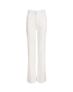 Nicole Pant in Chalk