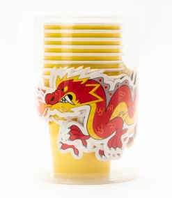 Ninja Cups with Dragon Sleeves