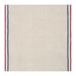 Normandy Napkins in Red, Natural, & Blue Stripes, Set of 4