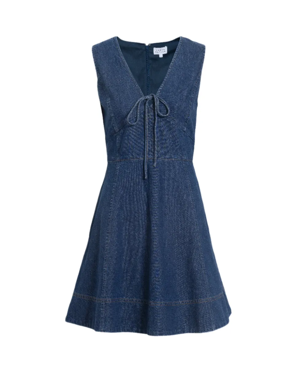 Nova Dress in Classic Indigo Blue