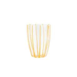 Nuovo Stripe Tall Tumbler in Yellow