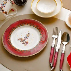 Nutcracker Salad / Dessert Plate, Set of 4