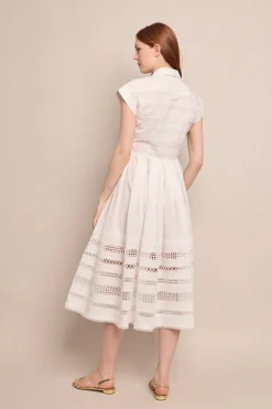 Octavia Dress in White