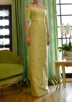 Off-The-Shoulder Slim Gown