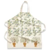 Olive Tree Apron in Khaki & Blue