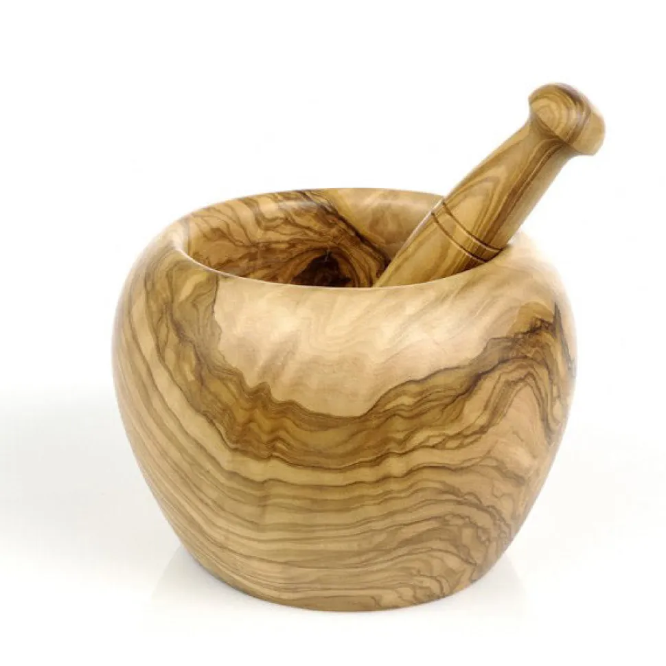 Olive Wood Mortar & Pestle