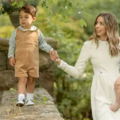 Oliver Overalls in Clubhouse Camel Corduroy