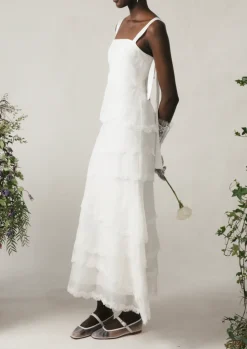 Olivia Dress in Ivory