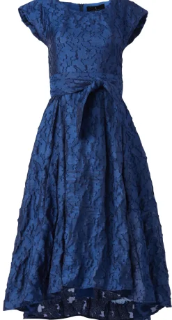 Olivia Dress in Navy Organza