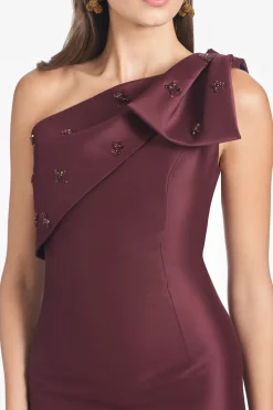 Olivia Gown in Malbec