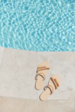 Olympia Vegetable Tanned Leather Sandal