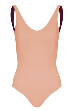 Olympic One Piece in Purple & Blush Pink