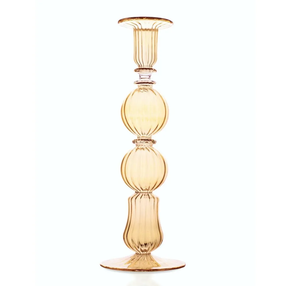 Ombo Glass Candlestick
