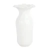 Ondulata White Large Vase