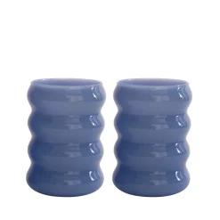 Opaque Ripple Cup, Set of 2