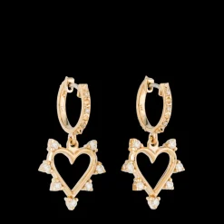 Open Heart Earrings