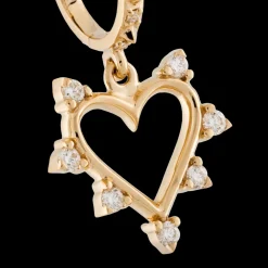 Open Heart Earrings