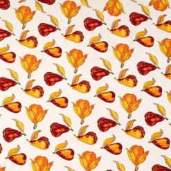 Orchard Pear Tablecloth in Burgundy