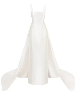 Organza Peekaboo Silk Mikado Gown | STYLE 111