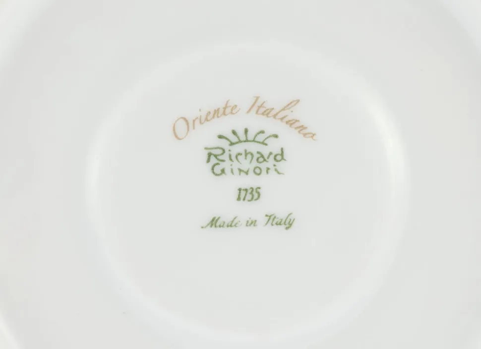Oriente Italiano Antico Doccia Tea Saucer in Meringa