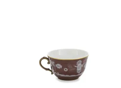 Oriente Italiano Antico Doccia Tea Cup in Castagna