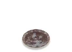 Oriente Italiano Antico Doccia Tea Saucer in Castagna