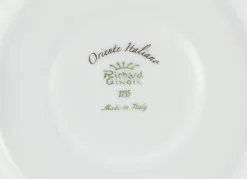 Oriente Italiano Antico Doccia Tea Saucer in Castagna
