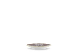 Oriente Italiano Antico Doccia Flat Bread Plate in Castagna