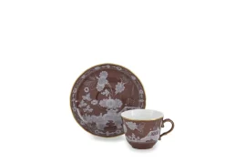 Oriente Italiano Antico Doccia Coffee Cup in Castagna