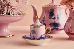 Oriente Italiano Coffee Set in Porpora