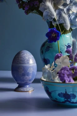Oriente Italiano Egg With Cover in Porpora