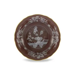Oriente Italiano Fruit Bowl Antico Doccia in Castagna