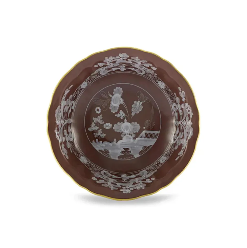 Oriente Italiano Fruit Bowl Antico Doccia in Castagna