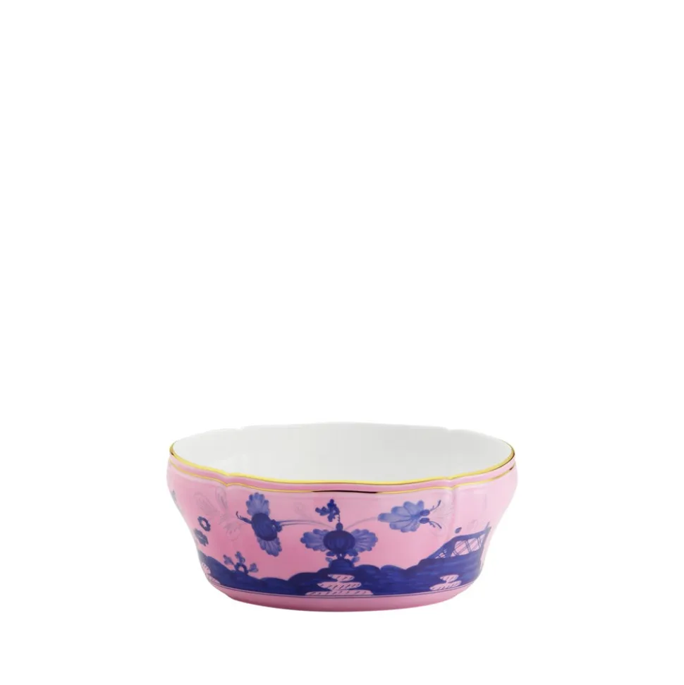 Oriente Italiano Oval Salad Bowl in Azalea