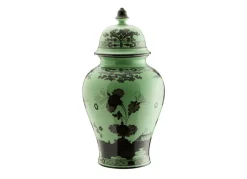 Oriente Italiano Potiche Vase With Cover in Bario