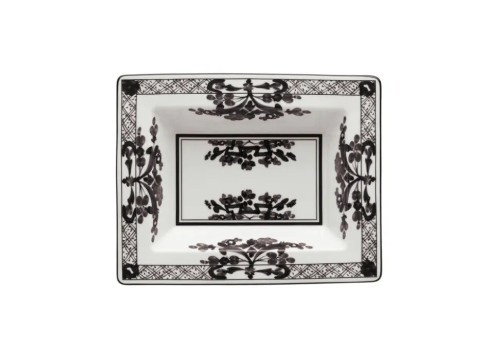 Oriente Italiano Rectangular Vide Poche in Albus