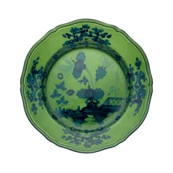 Oriente Italiano Soup Plate in Malachite