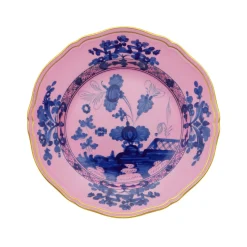 Oriente Italiano Soup Plate in Azalea