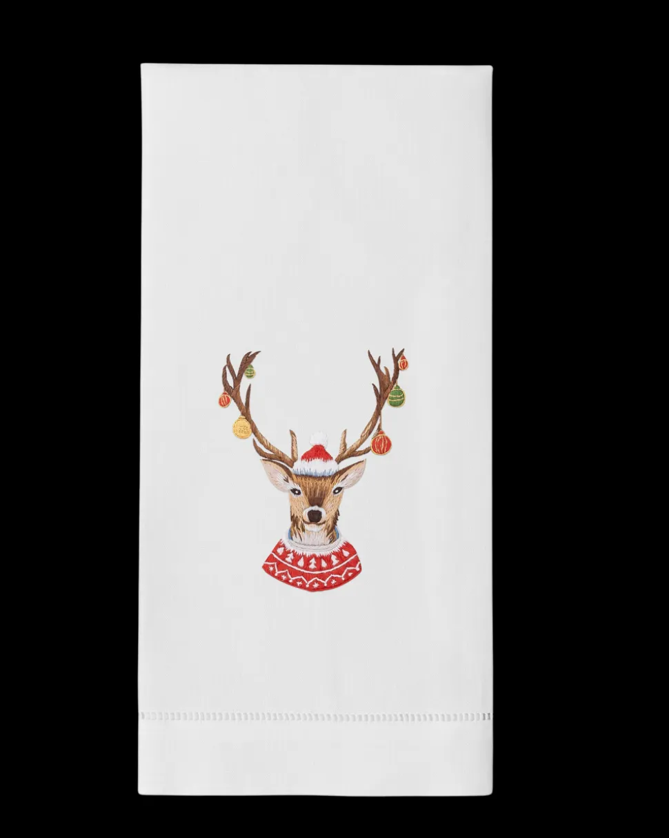 Ornament Antlers Hand Towel